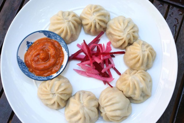 Dumpling plate at Little Tibet