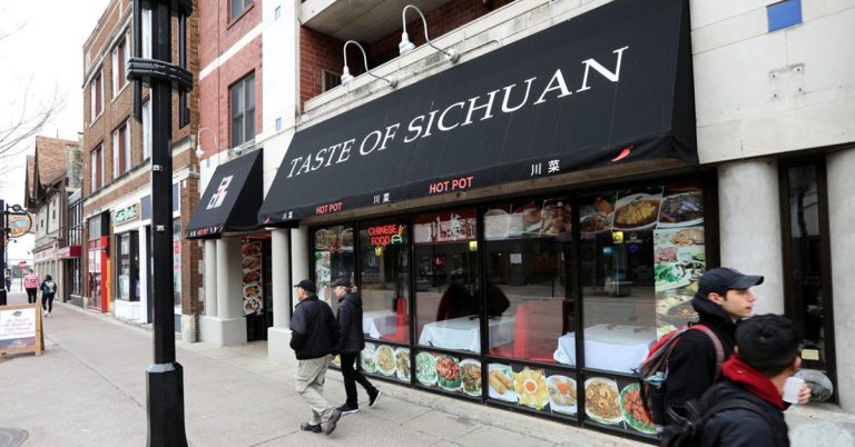The exterior of Taste of Sichuan on State Street in Madison, featuring a street-facing storefront with signage and a welcoming entrance highlighting authentic Asian cuisine.