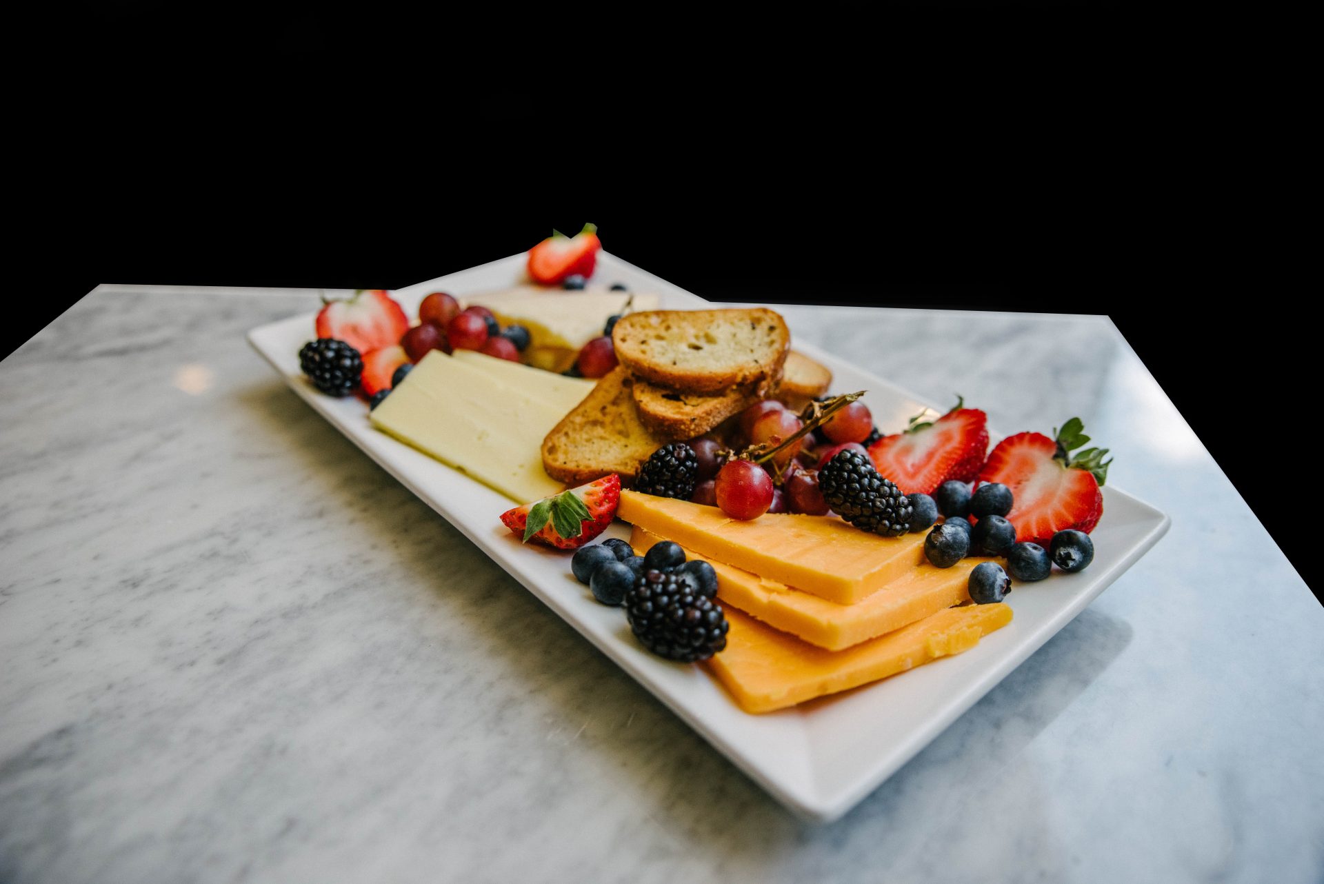 Cheese and Fruit Room Amenity
