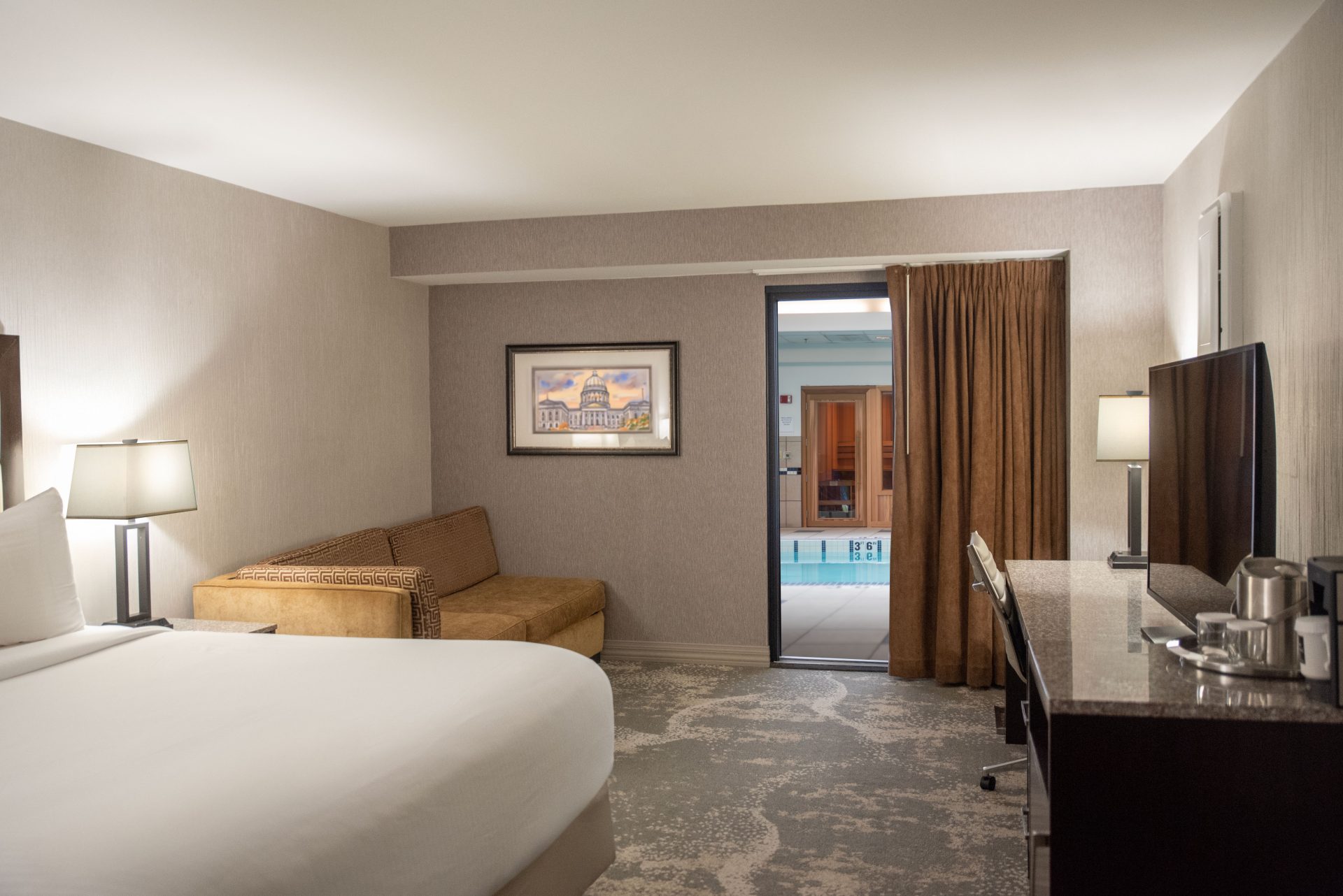 Poolside room